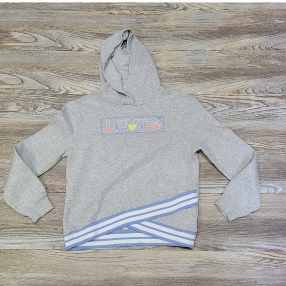 Levi's hooded sweatshirt Juniors Size XL gray - Picture 6 of 7